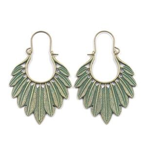 *COSETTA* Vintage Leaf Design Fashion Earrings